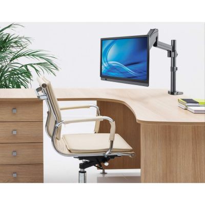 15. MANHATTAN Monitorhalterung für 17-32" LCD 8kg Schreibtisch Gasdrehgelenk
