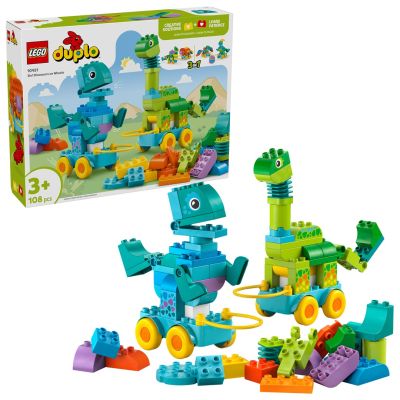 21. LEGO DUPLO 10451 3-in-1 Dinosaurier auf Rädern
