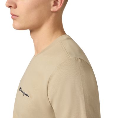 4. Champion SS Tee Beige Herren-T-Shirt 221798 MS041
