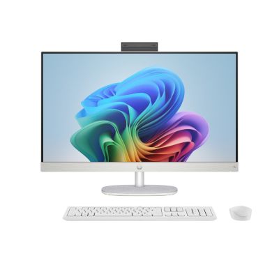 7. HP All-in-One 27-ct2004nw Ryzen AI 5 330 27,0" FHD IPS 300 Nits AG 16 GB DDR5 5600 SSD512 Radeon 820M 1080p-Kamera + IR Windows 11 Gehäuse Weiß/Hellgrau 2 Jahre