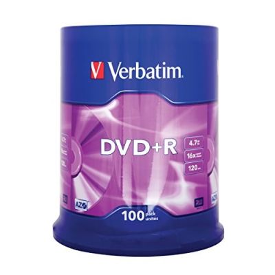 4. DVD Verbatim 43551 (4,7 GB; 16x; 100 Stück; Kuchen)