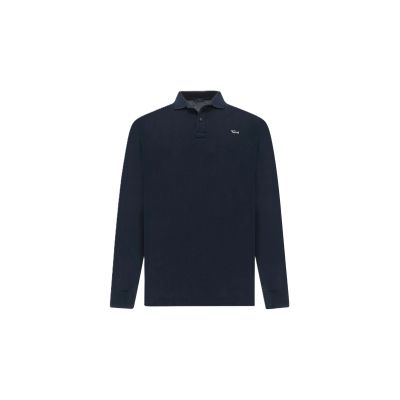 7. Paul&Shark Herren-Poloshirt aus marineblauer Baumwolle 99311003-13
