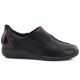 2. Damen-Lederschuhe mit Keilabsatz, schwarz, M.Daszyński SFY2647-5