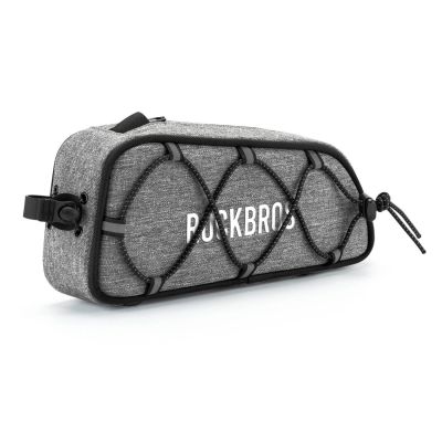 2. Rockbros TL004 ROAD TO SKY 0,7L Wasserdichte Rahmentasche für Fahrräder - Grau