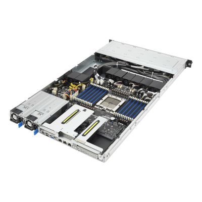 5. Asus Rack-Plattform (1U) RS501A-E12-RS12U AMD Epyc 9005/9004 (12x NVMe/SATA HS, 2x M.2, 2x 1 Gbe, IPMI, 1+1 1600W)