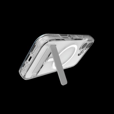 3. ZAGG Crystal Palace Snap KS MagSafe Hülle mit Ständer für iPhone 17 - Transparent