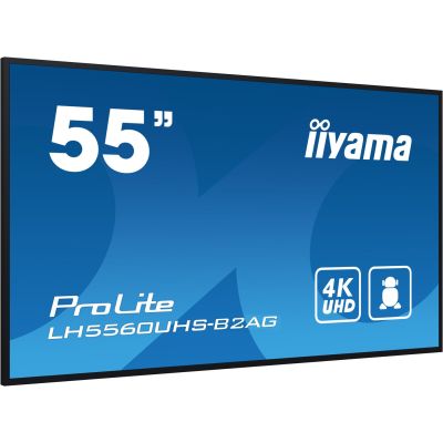 11. iiyama 55" professionelles 4K UHD Digital Signage Display mit erweiterten Steuerungs- und Anschlussmöglichkeiten.
