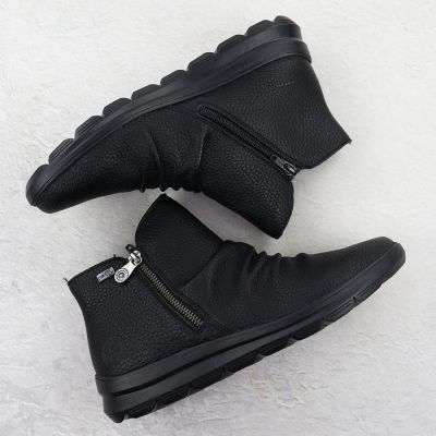 14. Damen-Lederboots, wasserdicht, schwarz – Rieker Z0056-00