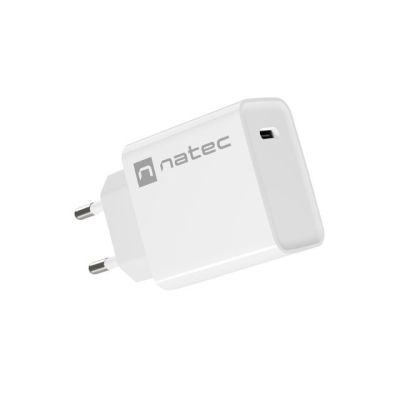 7. NATEC RIBERA USB-C 20W POWER DELIVERY WEISSES LADEGERÄT NUC-2059