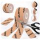 13. Kinesiologisches Klebeband zum Abkleben, 5 m, selbstklebend, beige | DBX Bushido