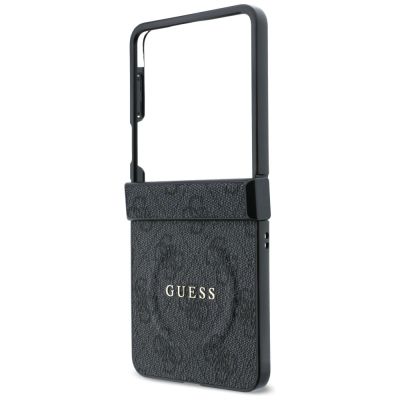 5. Guess 4G Classic MagSafe Hülle für Samsung Galaxy Z Flip 8 - Schwarz