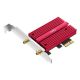 12. CUDY WE4000 AX5400 Wi-Fi 6/6E BT 5.2 Netzwerkkarte, Intel AX210NGW PCIe Kühlkörper + Kabelantenne