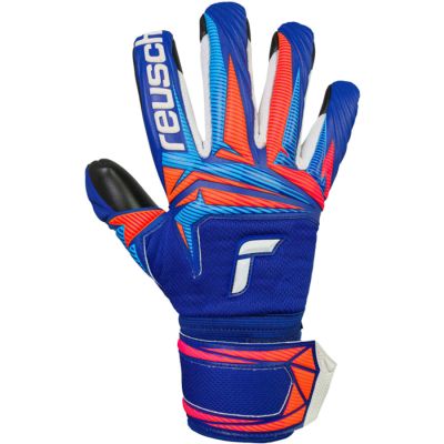 2. Reusch Attrakt Infinity Evolution NC Junior Torwarthandschuhe Blau-Schwarz 5672725 4127
