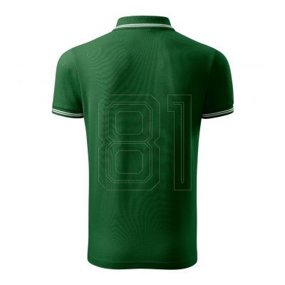 2. Adler Urban M MLI-21906 Poloshirt flaschengrün