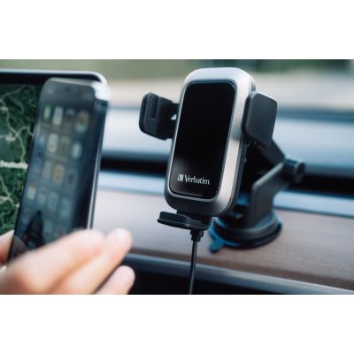 7. Verbatim FWC-03 Pro Qi Fast Wireless Autoladegerät Retail Schwarz