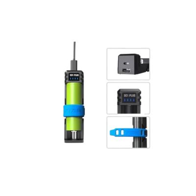 4. XTAR Schnellladegerät 3,7 V/1,2 V USB-C Powerbank - 1 Kanal SC1+