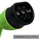 16. Mobiles Ladegerät für Elektroautos (EV) mit 2-in-1-Ladegerät Typ 2, 3,5 kW, 230 V, LCD, LED, 5 m Kabel