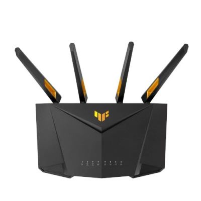 5. ASUS TUF Gaming AX3000 V2 WLAN-Router Gigabit Ethernet Dualband (2,4 GHz/5 GHz) Schwarz, Orange