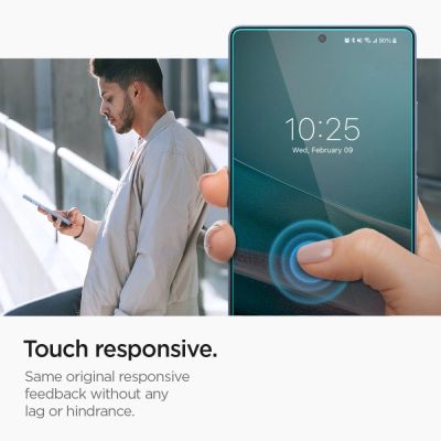 13. Spigen Glas.tR EZ FIT Panzerglas 2er-Pack für Samsung Galaxy S25 Ultra – transparent