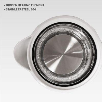 12. Elektrischer Glaswasserkocher 2200W MR-061-BLACK MAESTRO