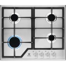 ELECTROLUX EGS6426SX silbernes Gaskochfeld
