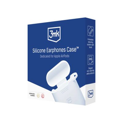 15. 3mk Silikonhülle für AirPods Pro 3 – Weiß