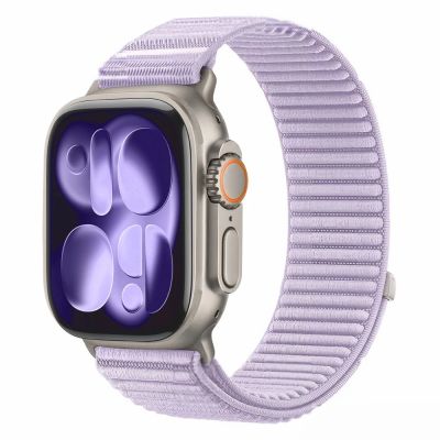 Tech-Protect NylonLoop Armband für Apple Watch 44 / 45 / 46 / 49 mm – violett