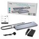 3. i-tec C31FLAT2PDPRO100W kabelgebundene USB-3.2-Gen-1-(3.1-Gen-1)-Type-C-Dockingstation, Silber