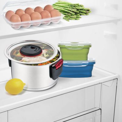 6. Topf mit klappbaren Griffen + Deckel MR-3530-22 4,2 l