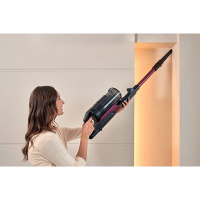 8. Hoover HF610HX 011 Akku-Staubsauger, beutellos, 0,7 l, 650 W, lila, 4 Ah