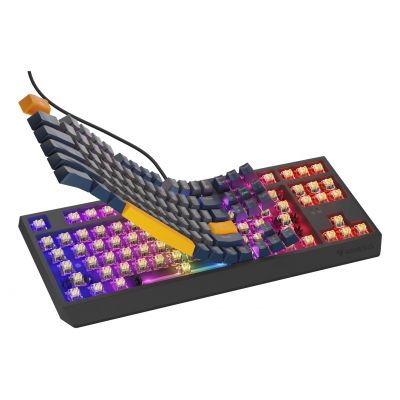 5. GENESIS Thor 230 TKL Gaming-Tastatur USB QWERTY Englisch Blau