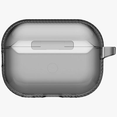 4. Uniq Glase Pro Schutzhülle für AirPods Pro 3 mit Schloss – Transparent Schwarz