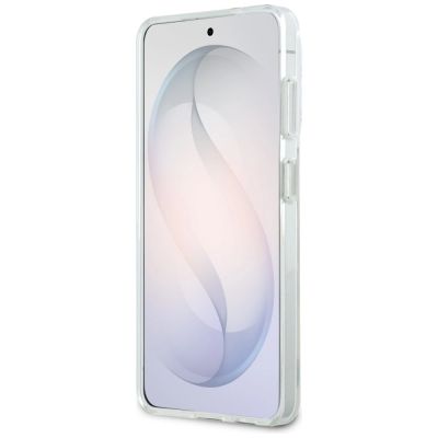 5. Karl Lagerfeld IML KC Script MagSafe Hülle für Samsung Galaxy S26 Plus - Transparent