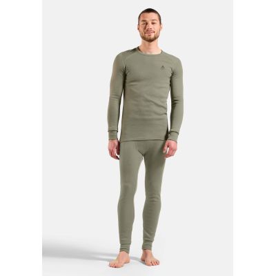 Odlo BL TOP Crew Neck l/s ACTIVE WARM Langarm Thermounterwäsche Größe M Grau