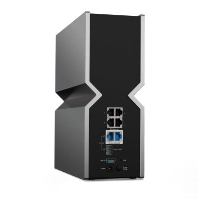 4. TP-Link Archer BE800 WLAN-Router Multi-Gigabit Ethernet Tri-Band (2,4 GHz/5 GHz/6 GHz) Schwarz, Edelstahl
