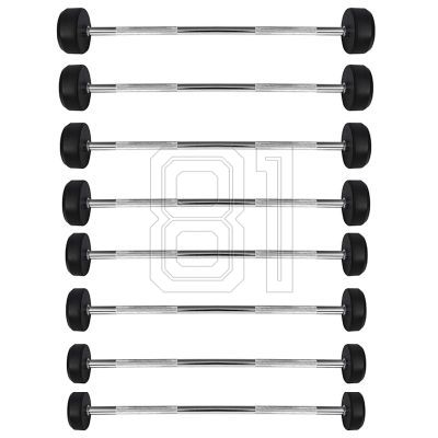 46. Gummierte Festhantel/Stange HMS 40 kg GSG-40 