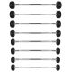 46. Gummierte Festhantel/Stange HMS 40 kg GSG-40 