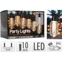 Gartenparty-Lichterkette mit 10 LEDs von Edison