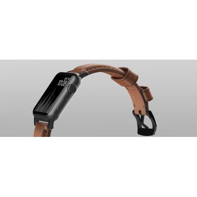 13. Nomad NM1A4RBT00 Smart-Armband aus braunem Leder