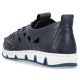 45. Rieker W RKR652 marineblaue durchbrochene Lederschuhe