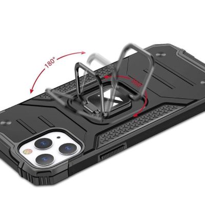 5. Wozinsky Ring Armor iPhone 14 Pro Max Panzerhülle Magnethalter Ring Gold
