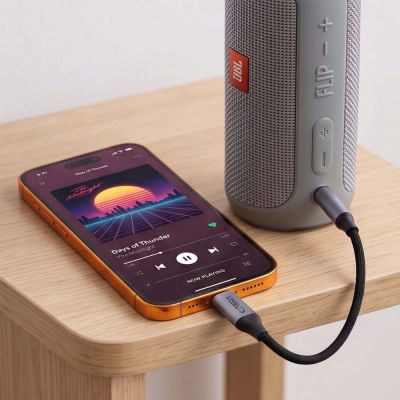 5. Tech-Protect Ultraboost USB-C auf 3,5-mm-Klinken-DAC-Adapter – Dunkelgrau