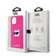 8. Karl Lagerfeld Silikon Choupette Head MagSafe Hülle für iPhone 15 Plus / 14 Plus – Rosa