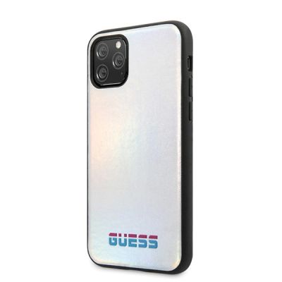 2. Guess GUHCN58BLD iPhone 11 Pro Silber/Silber Hartschale Irisierend