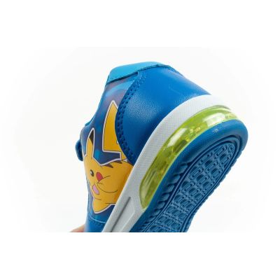 7. Leomil Kinder-Sportschuhe Pokémon-Sneaker, leicht, mit Klettverschluss, blaue LED-Beleuchtung