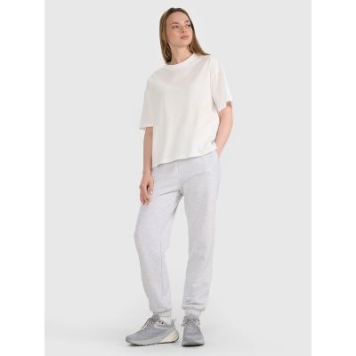 3. Übergroßes bedrucktes Damen-T-Shirt 4F 4FRSS25TTSHF2692-11S