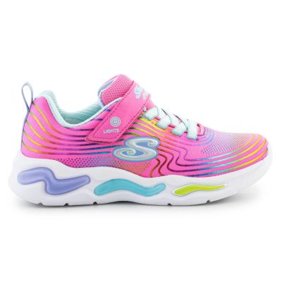 10. Skechers S-Lights Wavy Beams Jr 302338L-PKMT Schuhe