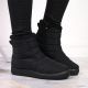 14. Waterproof snow boots with a zipper NEWS W EVE181A black