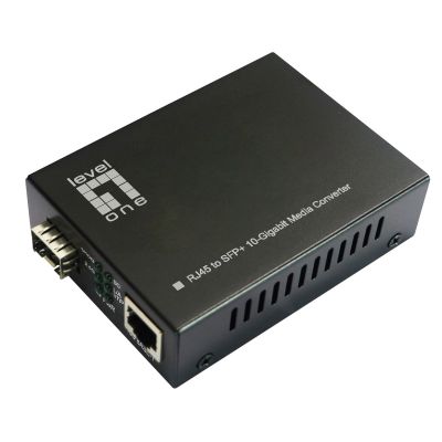 2. LevelOne GB RJ45->SFP+10Gbps Konverter