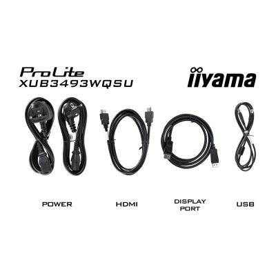 8. iiyama XUB3493WQSU-B6 34" UW IPS-Panel 3440x1440 120Hz 21:9 400cd/m² 1000:1 1ms